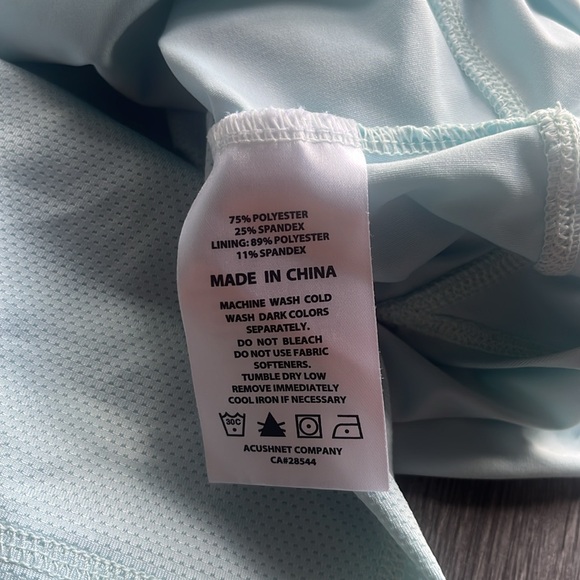 FootJoy Performance Layered Skirt ✧ Sky Blue ✧ Size L - Picture 10 of 11